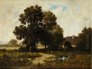 Bauerliches Gehoft by Leon Richet