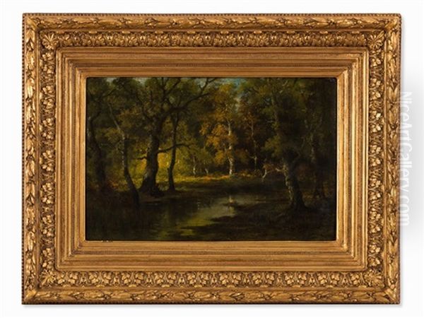 Woman Sitting By The Tree - view 1