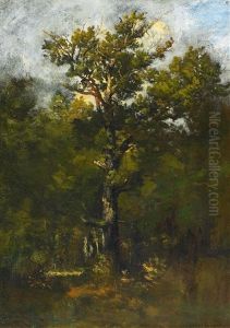 Waldlandschaft by Leon Richet