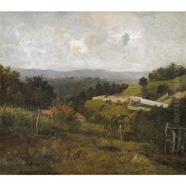 Dorfliche Landschaftspartie - view 1