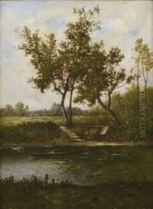 Paysage Au Bord De L'eau Paysage Au Bord De L'eau