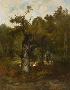 Waldlandschaft by Leon Richet