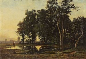 Boisiere En Foret by Leon Richet