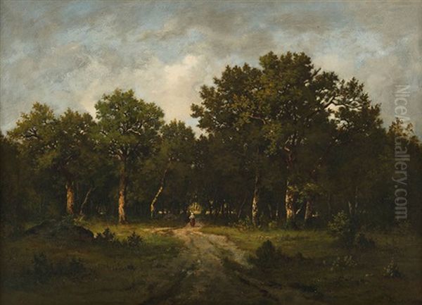 Bauerin Im Wald Von Fontainebleau - view 1