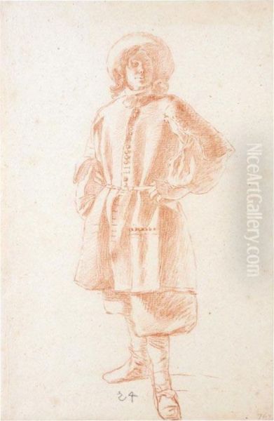 Study Of A Standing Youth - view 1