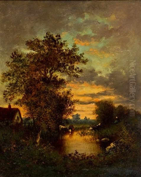 Landschaft Im Abendlicht - view 1