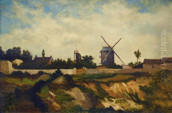 Landscape With Windmill And Houses - view 1