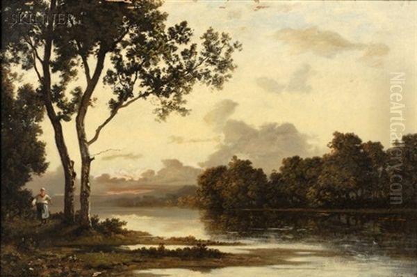 Figure By The River - view 1
