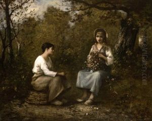 Picking Wildflowers by Leon Richet