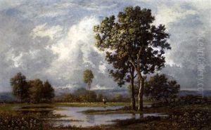 Foret De Fontainebleau by Leon Richet