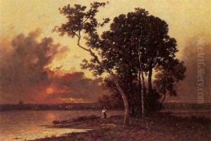 Coucher De Soleil Sur L'etang Coucher De Soleil Sur L'etang