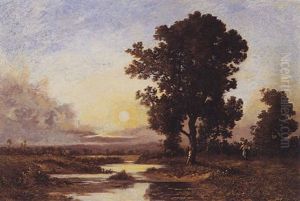 The Wood Gatherers by Leon Richet