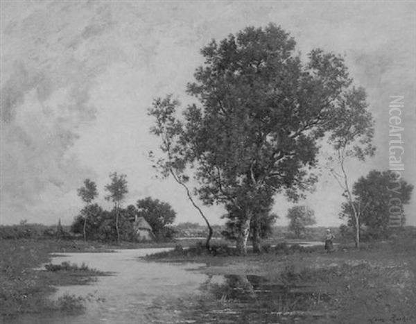 Gazing At The River - view 1