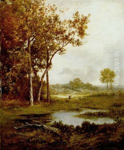 La Mare En Foret by Leon Richet