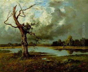 A Marshy Landscape by Leon Richet