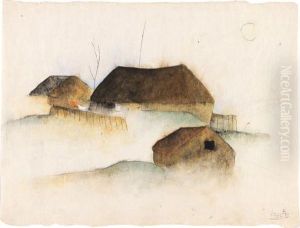 Drei Hauser. by Erich Borchert