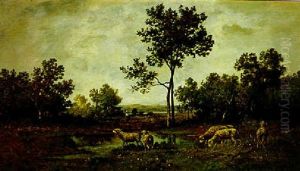 Landscape With Sheep Landscape With Sheep