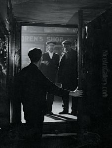 Pub Anglais, Scene D'enthousiasme Au Caire, Parole Militaire Devant Le Roi Farouk (2), Vers 1937