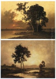 Lever De Soleil Sur L'etang Lever De Soleil Sur L'etang