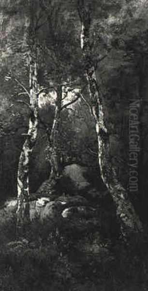 En Foret De Fontainebleau - view 1