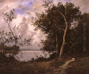 Lavandiere Au Bord De L'eau