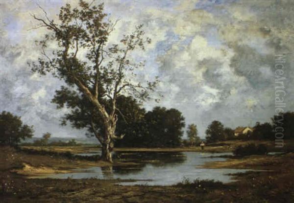 Figure By A Pond - view 1