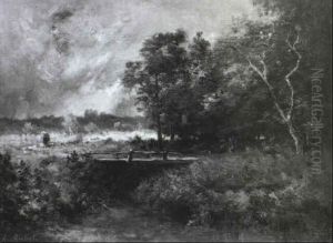 Am Waldesrand by Leon Richet