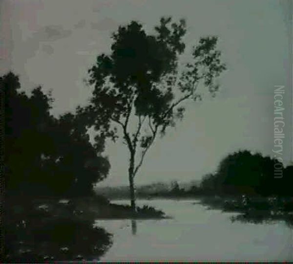 Le Grand Arbre Au Bord De L'etang - view 1