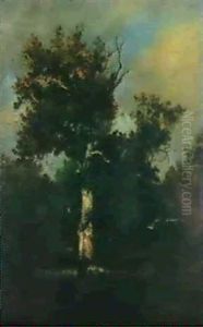 Waldlandschaft by Leon Richet