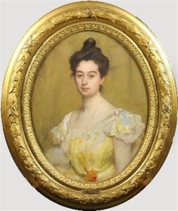 Portrait De Madame Henroz-simonis Portrait De Madame Henroz-simonis