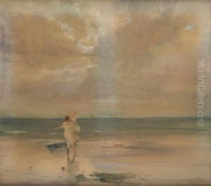 Jeune Fille Et Voilier