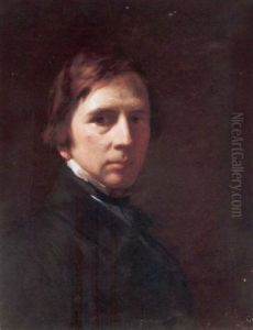 Self-protrait Wearing A Black Coat