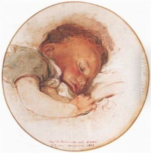 Thomas Knyvett Richmond, Aged Three by George Richmond