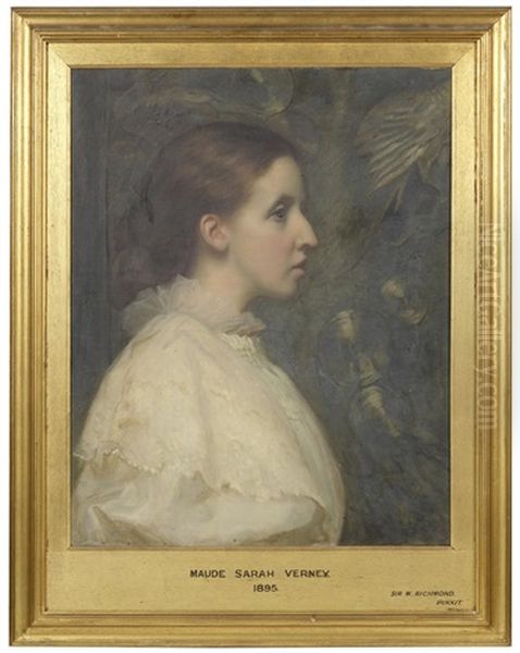 Portrait Of Maude Sarah Verney, Wife Of Frederick Verney - view 1