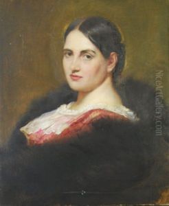 Portrait Of Ellen Emily, Wife Of Thomas Knyvett Richmond by Sir William Blake Richmond