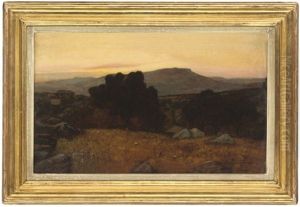 Sunset In Girgenti, Sicily by Sir William Blake Richmond