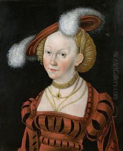 Bildnis Einer Jungen Dame Mit Federhut