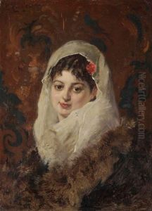 Femme A La Mantille
