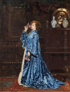 The Blue Silk Robe