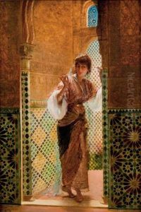 Beaute Orientale Devant Une Fenetre