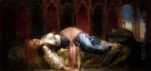 Odalisque Alanguie by Edouard Frederic Wilhelm Richter