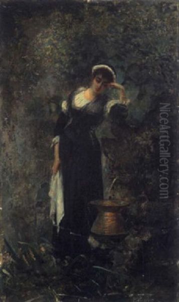 Jeune Femme Au Puits - view 1