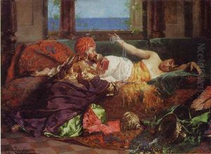 The Sultan's Favourite by Edouard Frederic Wilhelm Richter
