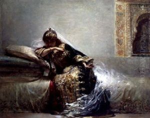 The Pasha's Favourite by Edouard Frederic Wilhelm Richter