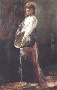 Orientale Au Plateau by Edouard Frederic Wilhelm Richter