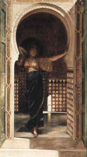 Moorish Woman In A Doorway - view 1