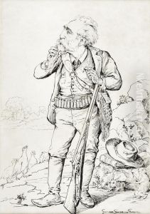 Caricatura De Bulhao Pato by Raphael Bordalo-Pinheiro