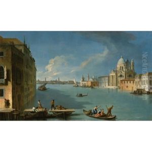 The Construction For The Bridge For The Feast Of The Madonna Della Salute