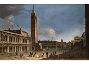 Der Markusplatz by Giovanni Richter