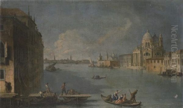 The Entrance Of The Grand Canal, Venice, Looking East Towards Santa Maria Della Salute And The Dogana With S. Giorgio Maggiore - view 1